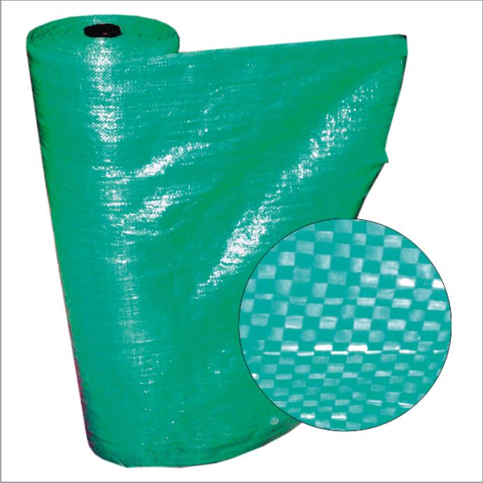 Tela verde para cerramiento